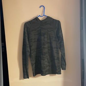 Dark camouflage Big kids XL hoodie